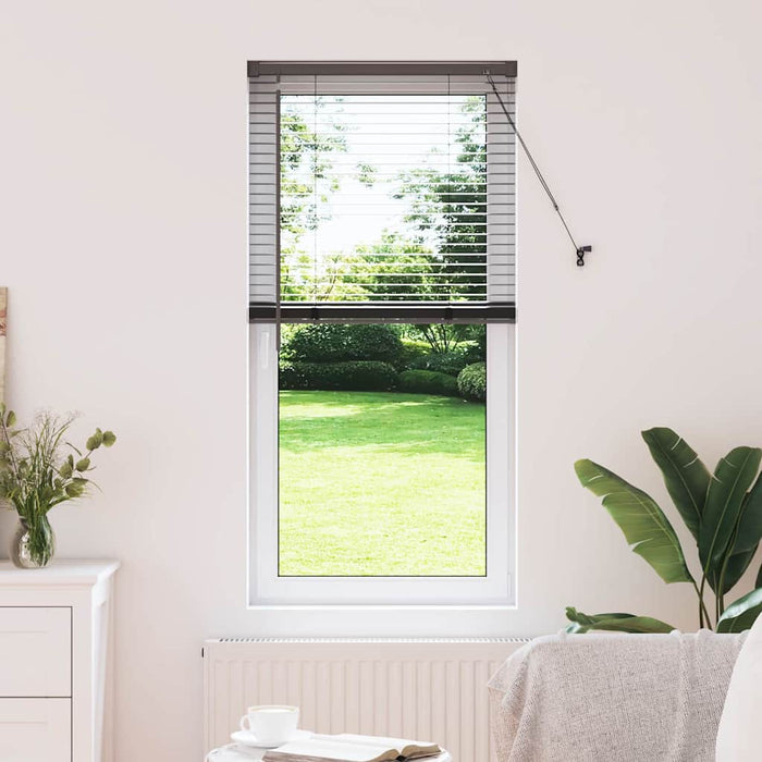 Jaluzele venetiene Manual Negru 130 x 60 cm Aluminiu - WALTI WALTI