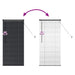 Jaluzele venetiene Manual Negru 60 x 2,5 x 130 cm Aluminiu - WALTI WALTI
