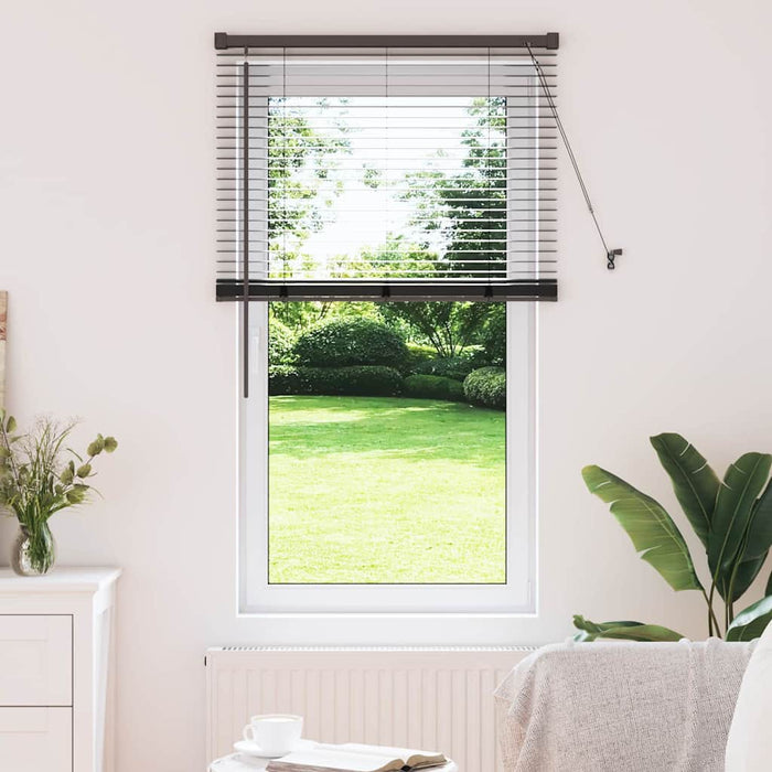 Jaluzele venetiene Manual Negru 130 x 75 cm Aluminiu - WALTI WALTI