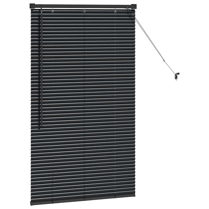Jaluzele venetiene Manual Negru 130 x 80 cm Aluminiu - WALTI WALTI