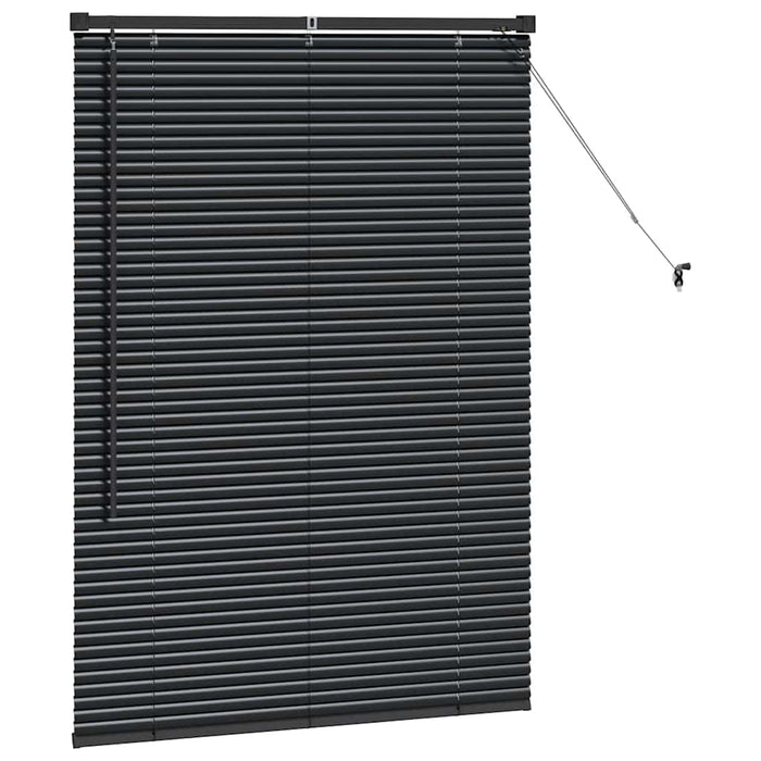 Jaluzele venetiene Manual Negru 130 x 85 cm Aluminiu - WALTI WALTI