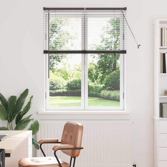 Jaluzele venetiene Manual Negru 130 x 100 cm Aluminiu - WALTI WALTI