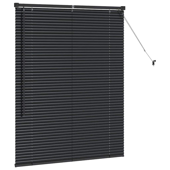 Jaluzele venetiene Manual Negru 130 x 100 cm Aluminiu - WALTI WALTI
