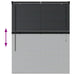 Jaluzele venetiene Manual Negru 130 x 100 cm Aluminiu - WALTI WALTI