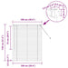 Jaluzele venetiene Manual Negru 130 x 100 cm Aluminiu - WALTI WALTI