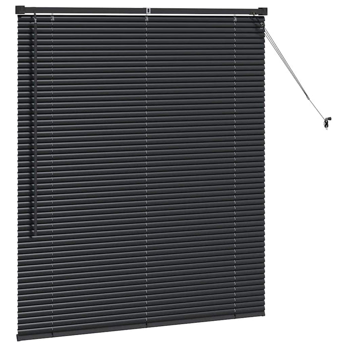 Jaluzele venetiene Manual Negru 130 x 110 cm Aluminiu - WALTI WALTI