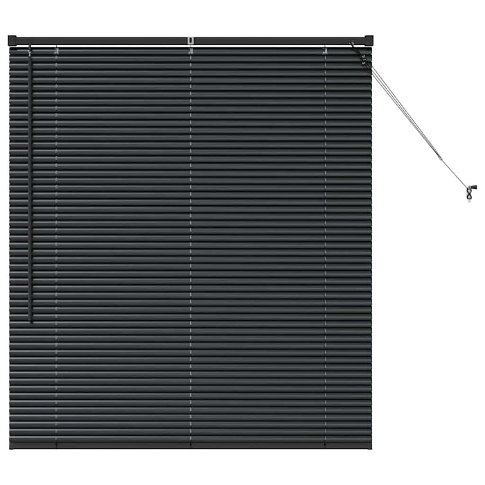 Jaluzele venetiene Manual Negru 130 x 110 cm Aluminiu - WALTI WALTI