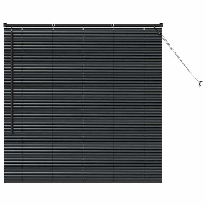 Jaluzele venetiene Manual Negru 130 x 135 cm Aluminiu - WALTI WALTI