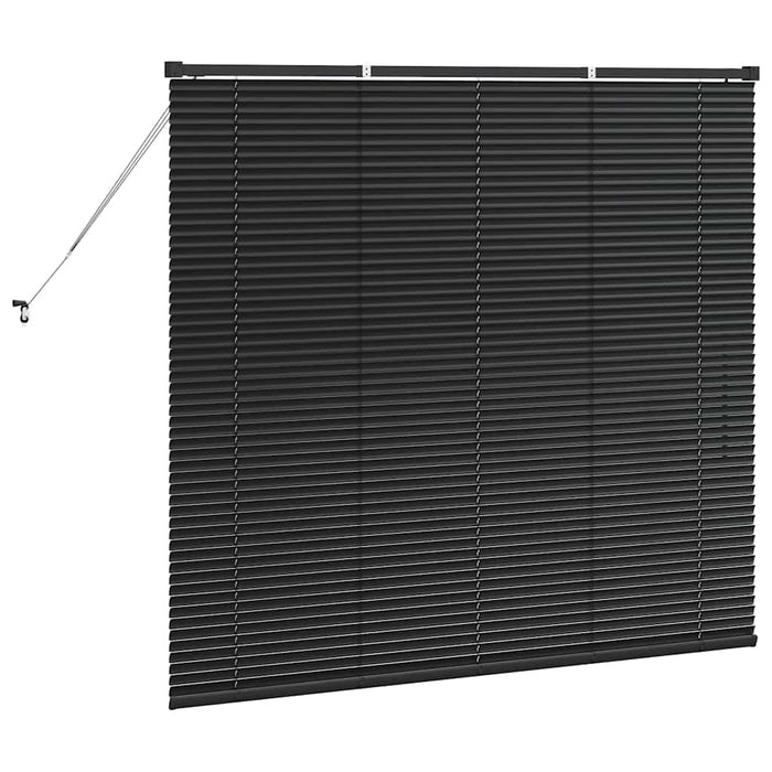 Jaluzele venetiene Manual Negru 130 x 140 cm Aluminiu - WALTI WALTI