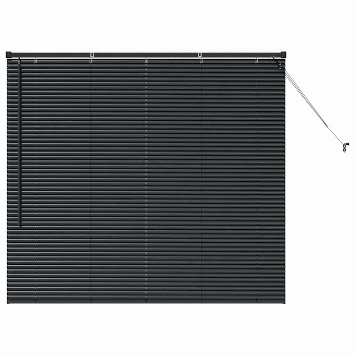 Jaluzele venetiene Manual Negru 130 x 140 cm Aluminiu - WALTI WALTI