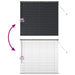 Jaluzele venetiene Manual Negru 130 x 140 cm Aluminiu - WALTI WALTI