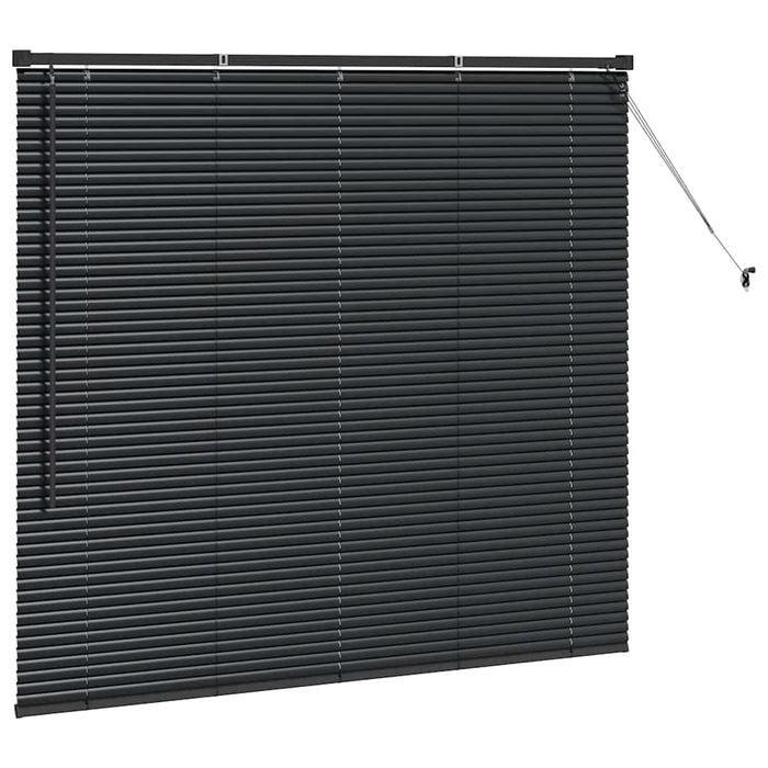 Jaluzele venetiene Manual Negru 130 x 150 cm Aluminiu - WALTI WALTI