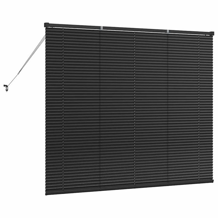 Jaluzele venetiene Manual Negru 130 x 155 cm Aluminiu - WALTI WALTI