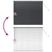 Jaluzele venetiene Manual Negru 130 x 155 cm Aluminiu - WALTI WALTI