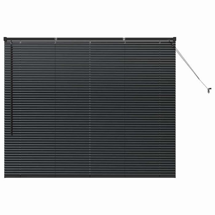Jaluzele venetiene Manual Negru 130 x 160 cm Aluminiu - WALTI WALTI