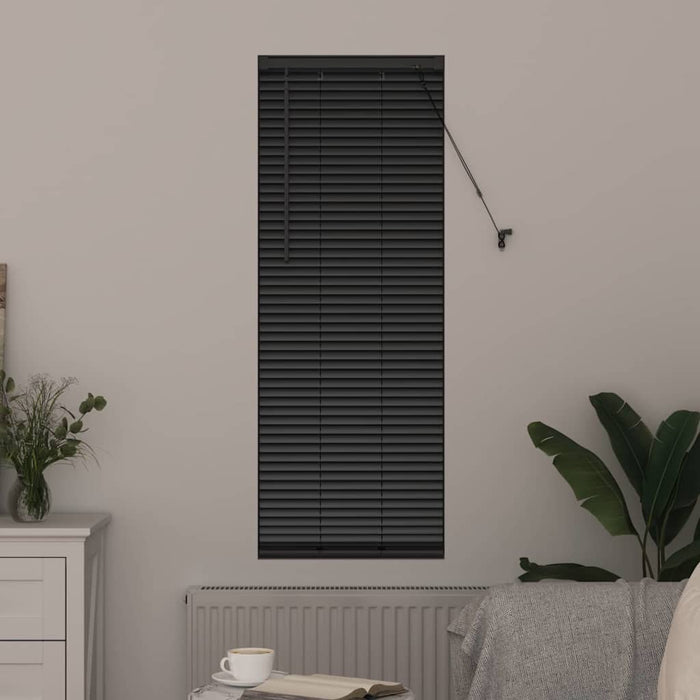 Jaluzele venetiene Manual Negru 175 x 50 cm Aluminiu WALTI