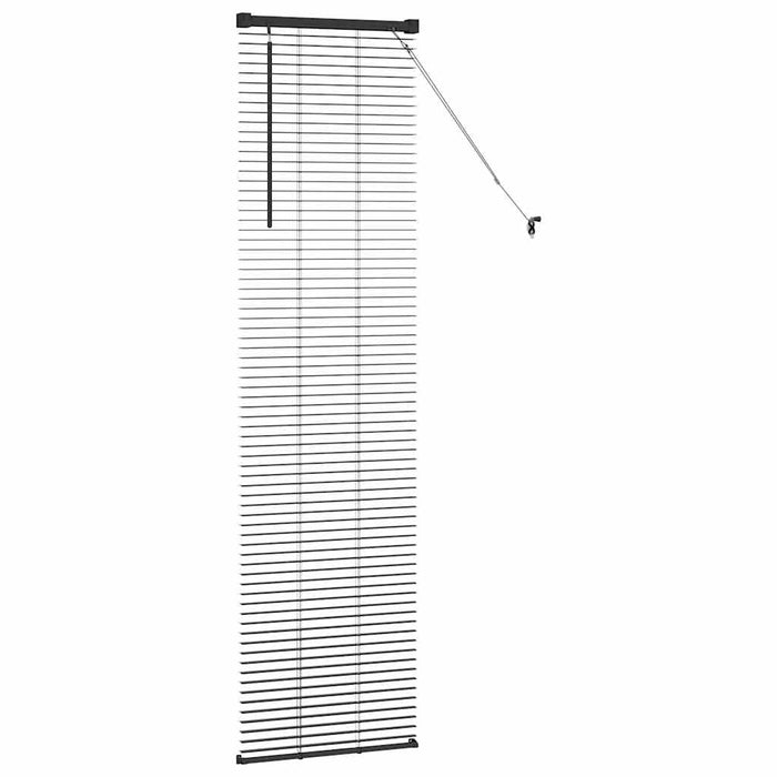Jaluzele venetiene Manual Negru 175 x 50 cm Aluminiu WALTI