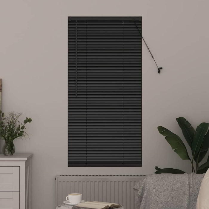 Jaluzele venetiene Manual Negru 175 x 65 cm Aluminiu - WALTI WALTI
