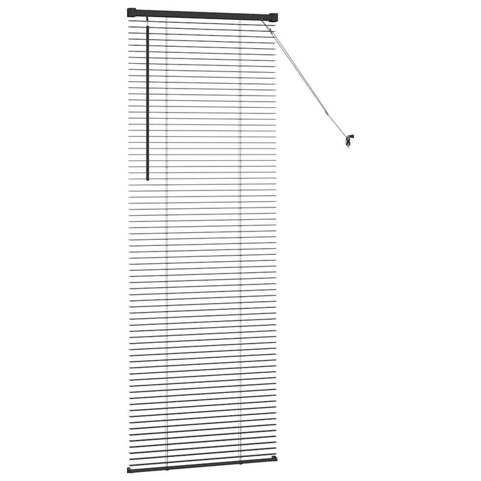 Jaluzele venetiene Manual Negru 175 x 65 cm Aluminiu - WALTI WALTI