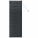 Jaluzele venetiene Manual Negru 175 x 65 cm Aluminiu - WALTI WALTI