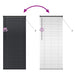 Jaluzele venetiene Manual Negru 175 x 75 cm Aluminiu - WALTI WALTI