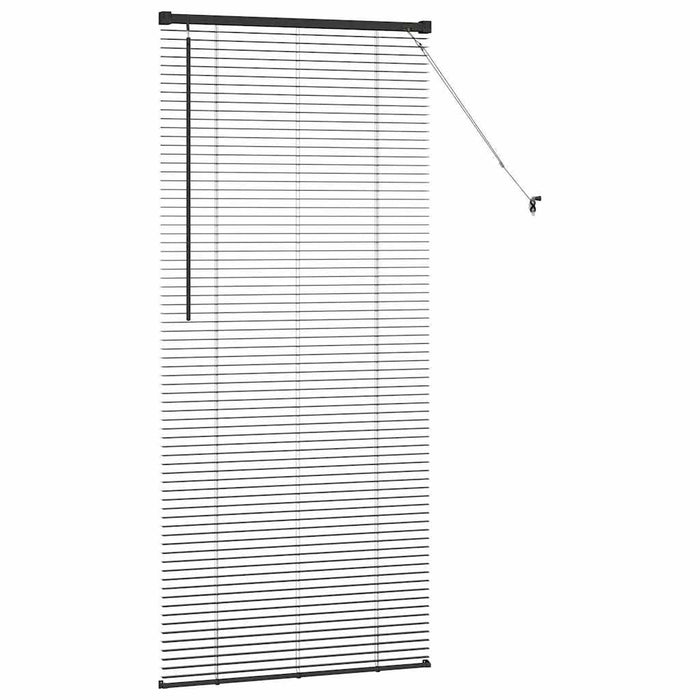 Jaluzele venetiene Manual Negru 175 x 80 cm Aluminiu - WALTI WALTI