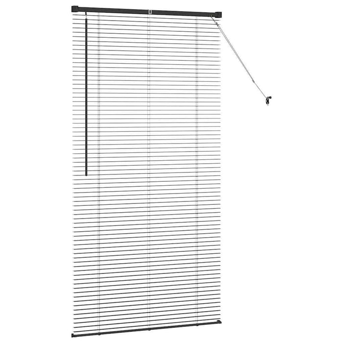 Jaluzele venetiene Manual Negru 175 x 85 cm Aluminiu - WALTI WALTI