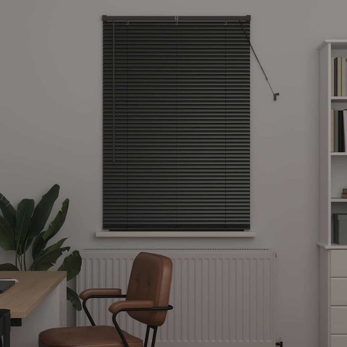 Jaluzele venetiene Manual Negru 175 x 95 cm Aluminiu - WALTI WALTI