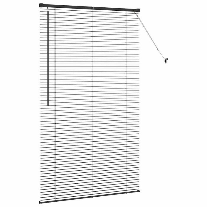 Jaluzele venetiene Manual Negru 175 x 105 cm Aluminiu - WALTI WALTI