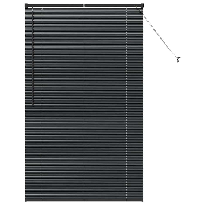 Jaluzele venetiene Manual Negru 175 x 105 cm Aluminiu - WALTI WALTI