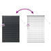 Jaluzele venetiene Manual Negru 175 x 110 cm Aluminiu - WALTI WALTI