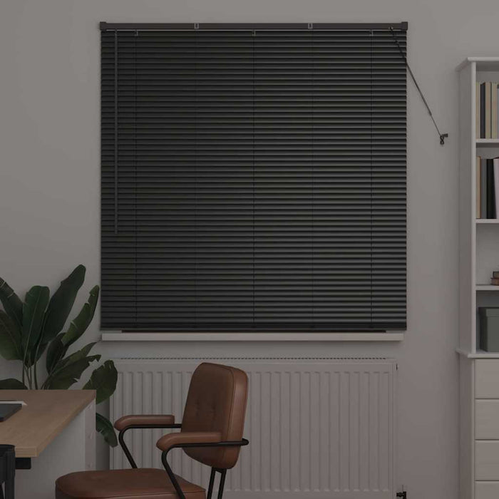 Jaluzele venetiene Manual Negru 175 x 125 cm Aluminiu - WALTI WALTI