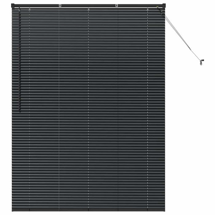 Jaluzele venetiene Manual Negru 175 x 130 cm Aluminiu - WALTI WALTI