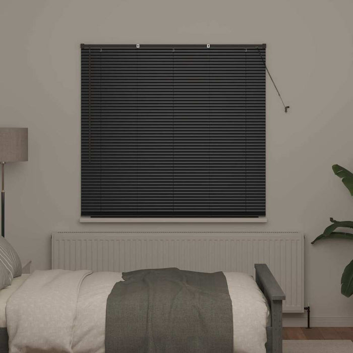 Jaluzele venetiene Manual Negru 175 x 140 cm Aluminiu - WALTI WALTI
