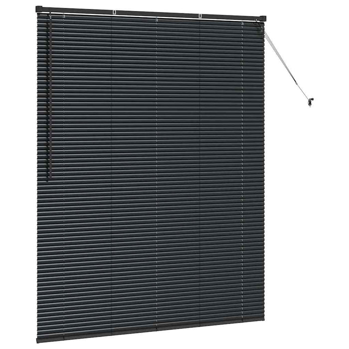 Jaluzele venetiene Manual Negru 175 x 140 cm Aluminiu - WALTI WALTI