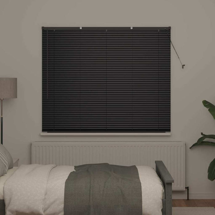 Jaluzele venetiene Manual Negru 175 x 160 cm Aluminiu - WALTI WALTI