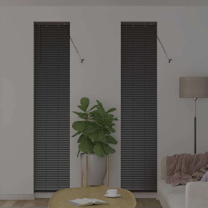 Jaluzea venetiană Negru 220 x 40 cm 25 mm Aluminiu - WALTI WALTI