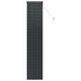 Jaluzea venetiană Negru 220 x 40 cm 25 mm Aluminiu - WALTI WALTI