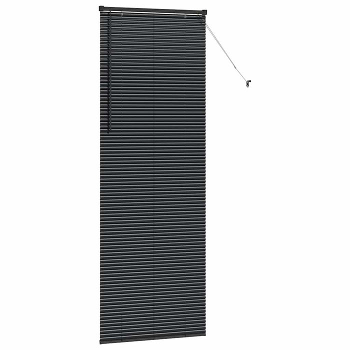Jaluzele venetiene Manual Negru 220 x 75 cm Aluminiu - WALTI WALTI