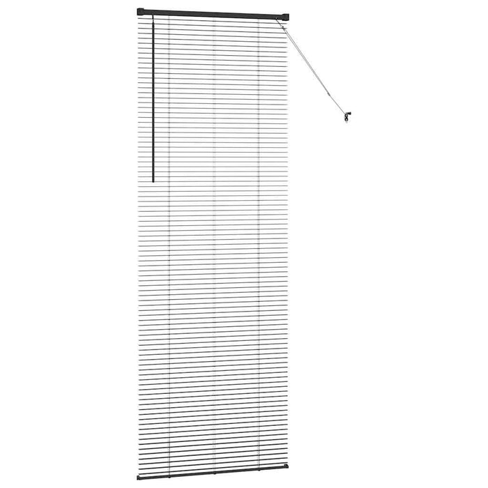 Jaluzele venetiene Manual Negru 220 x 75 cm Aluminiu - WALTI WALTI