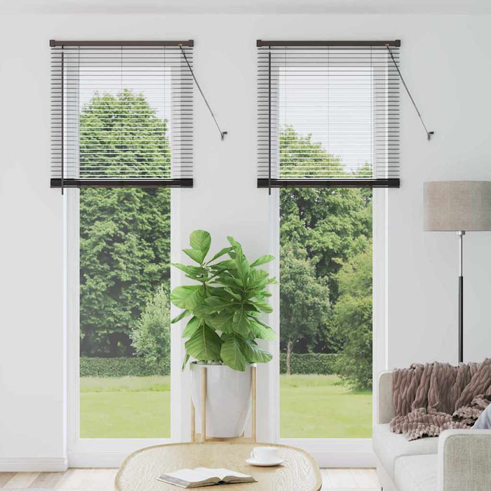 Jaluzele venetiene Manual Negru 220 x 80 cm Aluminiu - WALTI WALTI