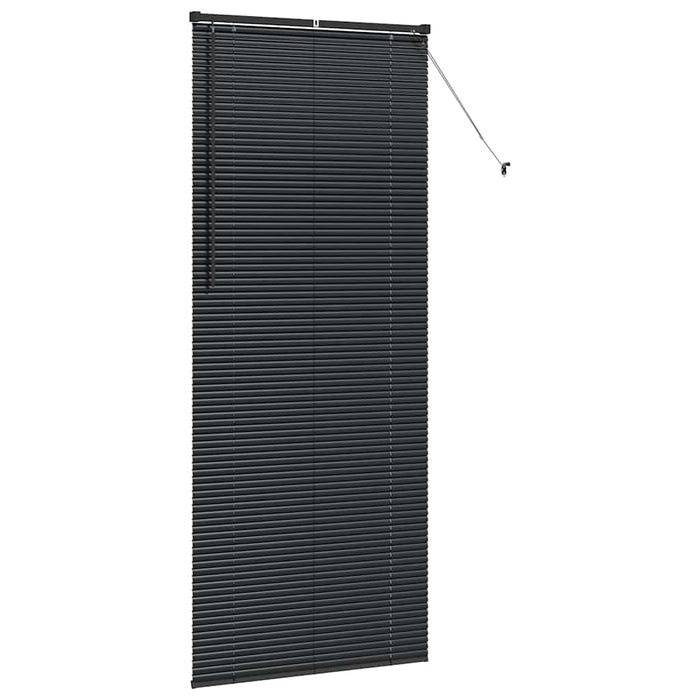 Jaluzele venetiene Manual Negru 220 x 85 cm Aluminiu - WALTI WALTI
