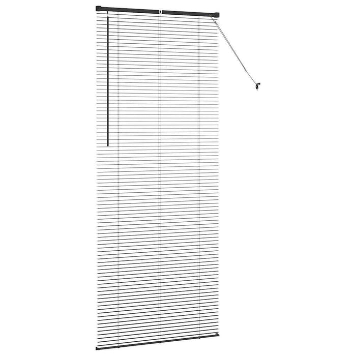 Jaluzele venetiene Manual Negru 220 x 95 cm Aluminiu - WALTI WALTI