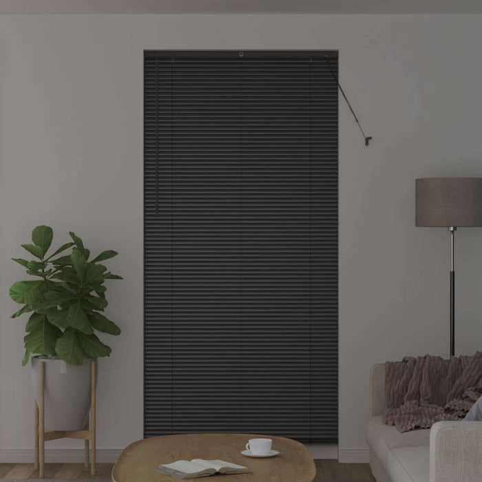 Jaluzele venetiene Manual Negru 220 x 100 cm Aluminiu - WALTI WALTI