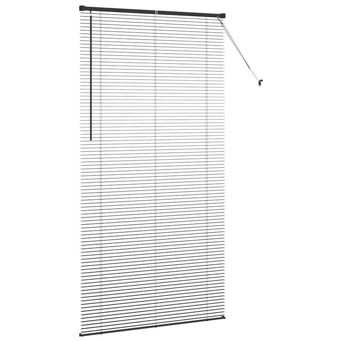 Jaluzele venetiene Manual Negru 220 x 110 cm Aluminiu - WALTI WALTI