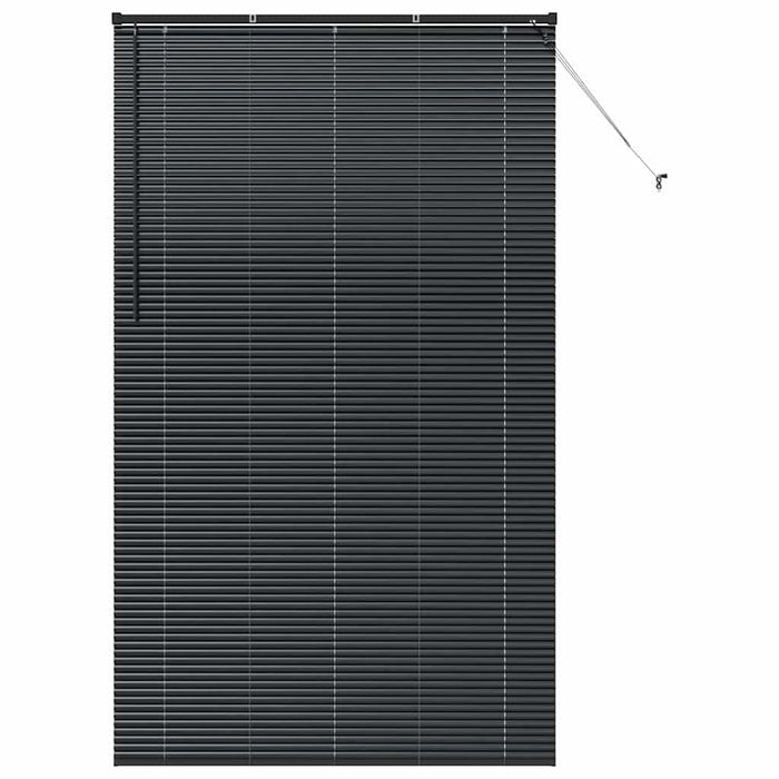 Jaluzele venetiene Manual Negru 220 x 125 cm Aluminiu - WALTI WALTI