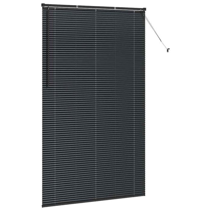 Jaluzele venetiene Manual Negru 220 x 135 cm Aluminiu - WALTI WALTI