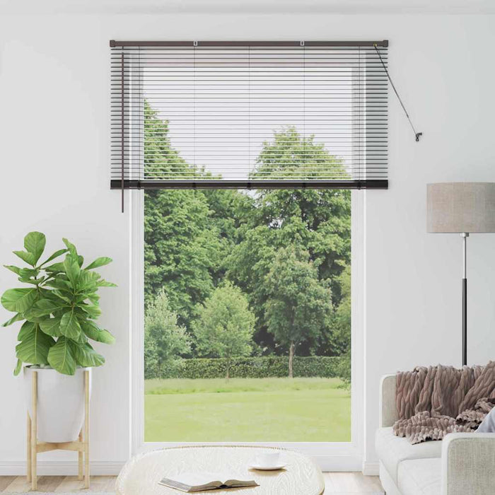 Jaluzele venetiene Manual Negru 220 x 140 cm Aluminiu - WALTI WALTI