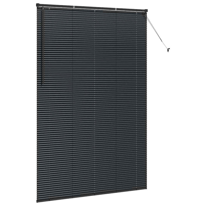 Jaluzele venetiene Manual Negru 220 x 140 cm Aluminiu - WALTI WALTI