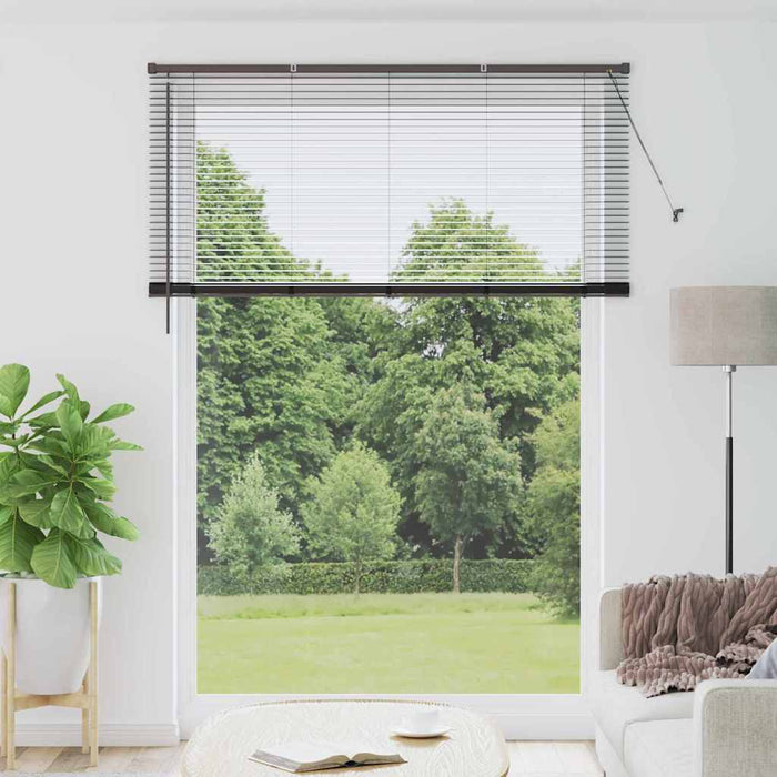 Jaluzele venetiene Manual Negru 220 x 155 cm Aluminiu - WALTI WALTI